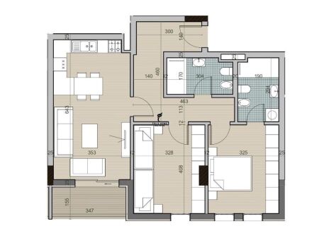 FOR SALE APARTMENT 2+1 UNIVERS CITY 11,000,000 LEKE FH-83749