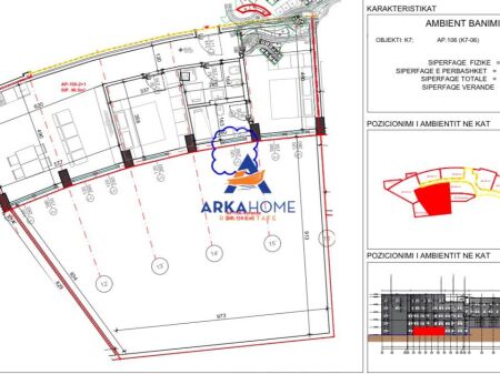 SHITET APARTAMENT 2+1+VERAND "KODRA E DIELLIT 2" 190.350 EURO