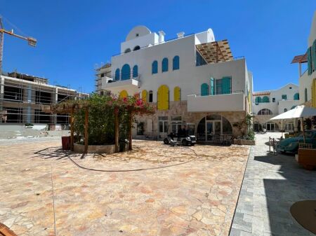 SHITET APARTAMENT 2+1 NE SANTORINI VILLAGE, DHERMI