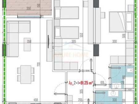 For sale, Apartment 2+1+2, Paskuqan