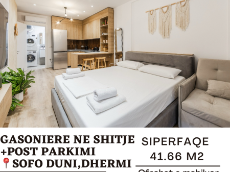 Furnished studio apartment for sale in Dhermi, Sofo Duni