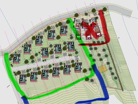 Okazion Shitet Trruall 11’000 m² i pajisur me leje zhvillimi dhe 5000 m² i pa pajisur me leje zhvillimi në Mjull-Bathore