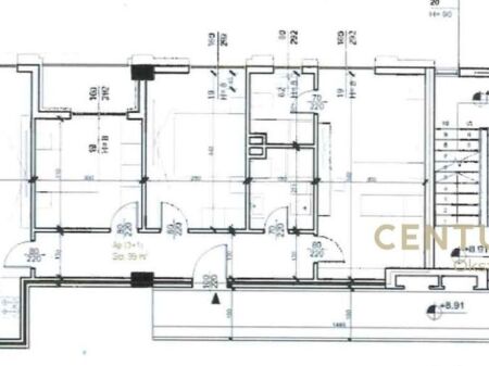 OFFICE SPACE FOR RENT, BEHIND THE SQUARE 21 COMPLEX, ON "KAVAJES STREET"!