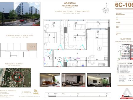 Shitet Apartament 2+1 në Liburna Residence, Golem