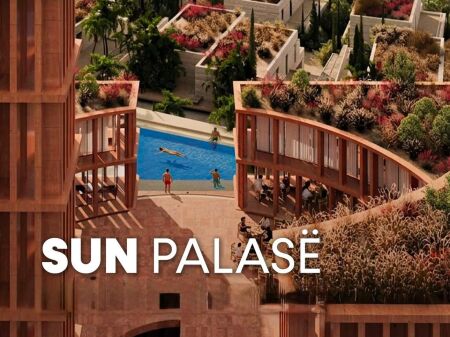 🌊 Apartment 1+1 with Private Yard for Sale at Sun Palace, Palasë! ✨