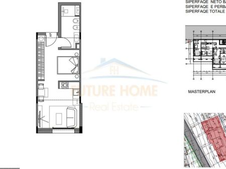 For sale, Studio + Parking, Jalë