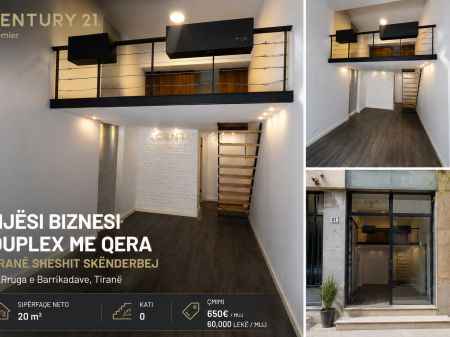 Unità Commerciale Duplex in Affitto nel Centro di Tirana📍 650€/Mese