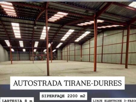 Magazine me qera 1400 m | Autostrada Tiranë-Durres