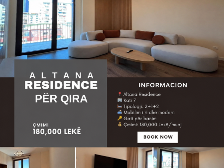 Apartament per Qera tek Altana Residence