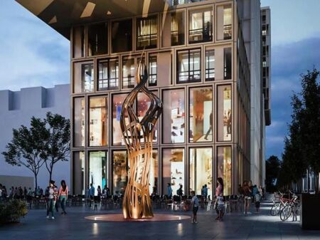 Apartment 1+1 for sale at Soho Towers Residence, Zogu i Zi, Muhamet Gjollesha Street.
