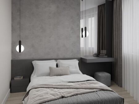 Near the new boulevard, a modern 1+1+Blk apartment is for rent.