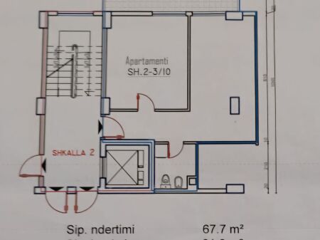 Apartament 1+1 ne Shitje Kinostudio Tirane