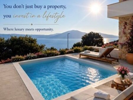 Apartment with pool for sale in Rradhimë