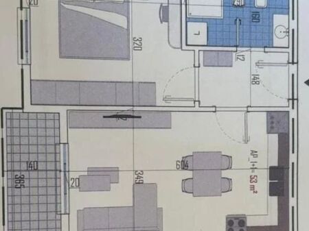 Apartament Per Shitje 1+1 + Post Parkimi Ne Kamez (ID B110612) Tirane.