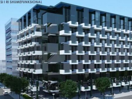Shitet Apartament 2+1+2 112 m2, Ish Parku Sportiv Durres 135000€