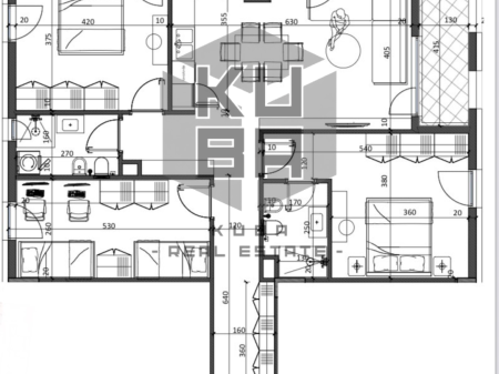 Shitet apartament 3+1+2, 126m2, në Kamëz pranë Rrethit të Ullirit. 