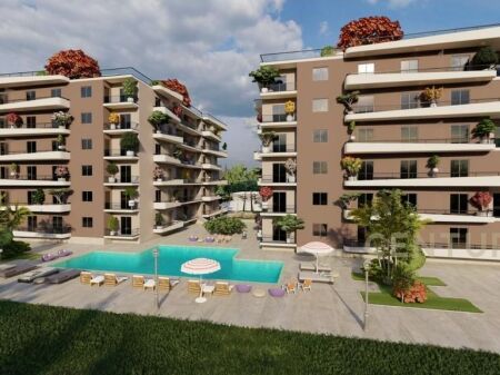 Shitet Apartament 1+1 Ne Ndertim te ri me Pishine ne Golem!!
