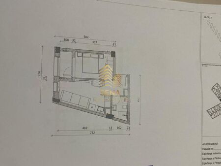 Shitet, Okazion Apartament 1+1+Blk, Ali Demi- Rezidenca Kadiu, 75.300 Euro