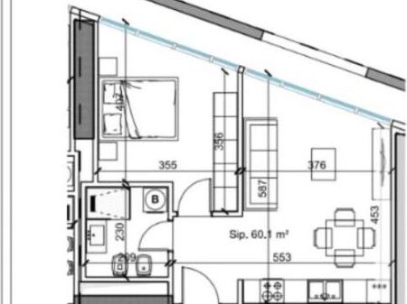 🏢Porcelan,Rruga Xhenfize Keko,Tirana Tower shitet apartament 1+1, 140,000€uro