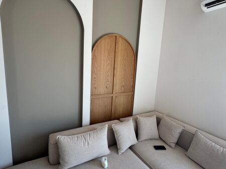 Apartment 1+1 for sale with sea view and parking space in Lemon Residence /Sofo Duni Dhermi