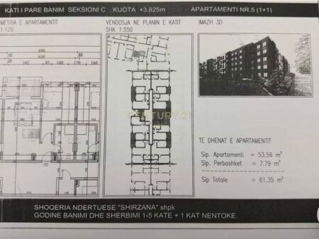 Apartament 1+1 LakeSide Paskuqan Per shitje
