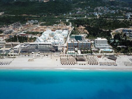 Appartamento 1+1 in vendita con vista mare + parcheggio a Sofo Duni Dhermi