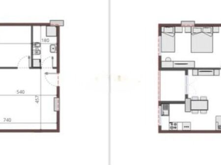 Shesim Apartament 1+1 ne Kune, Shengjin 88,500 €