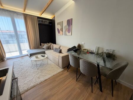 Apartment 1+1 for rent – Astir   Near SPAR  10th floor  Furnished   Rent: 55,000 lek  