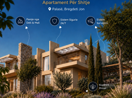 Apartment 2+1 for sale at Palasa, Tirana