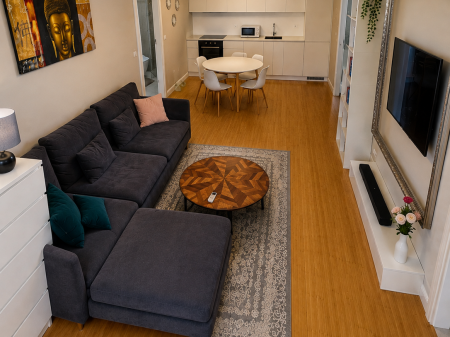Rent 1+1 + 2 parking spaces Joy residence , Teg