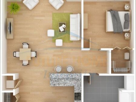 Rent, Apartment 1+1, Mine Peza Street, Tirana.