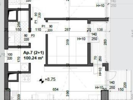 Shitet Apartament 2+1+2 Tek Fusha Aviacionit, Rruga Simon Gjoni   ID 5330