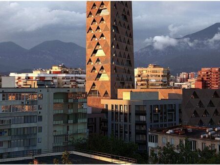 For sale, Apartment 1+1, Tirana Tower, Xhamlliku.
