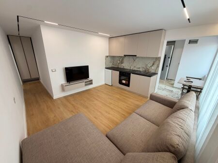 🏡 Apartment 1+1 for Sale  📍 Asim Vokshi Street, opposite SPAK, inside the Small Ring, Tirana