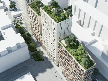 Shitet apartament 2+1+2 tek Kompleksi Soho Tower , Zogu i Zi , Rruga Muhamet Gjollesha .
