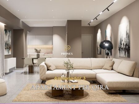 Apartament me qera 2+1+parkim tek Ambasador 3 pranë Arena Kombëtare