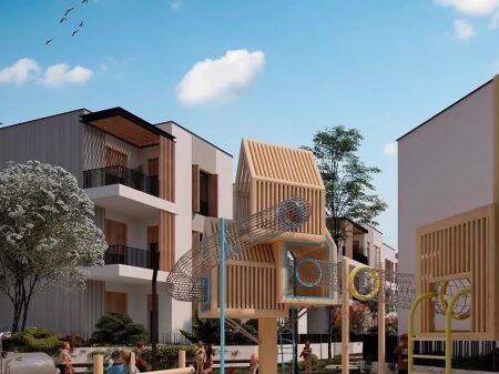 OKAZION  SHITET APARTAMENT 2+1 + 2 TUALETE + VERANDË | Maison De La Terre, TEG