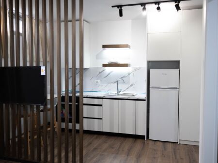 Hera e parë qe jepet me Qera: Garzoniere  sapo investuar * *(Porcelan - pranë Tv Klanit dhe Fakultetit EUROPIAN )* - Kt.1 - *300 €/Muaj* - Sp.30 m²