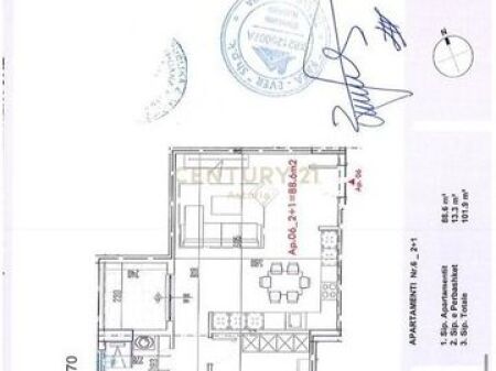 SHITET APARTAMENT 2+1 NE PASKUQAN, RESIDENCA SPLASH COLOR