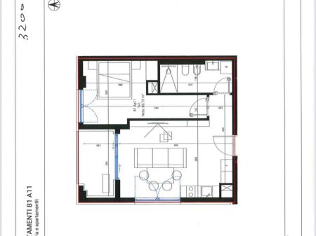 Apartment 1+1 for sale at Square Village Complex, Dhermi, Palase, Himare, Drimadhe, Drymades.