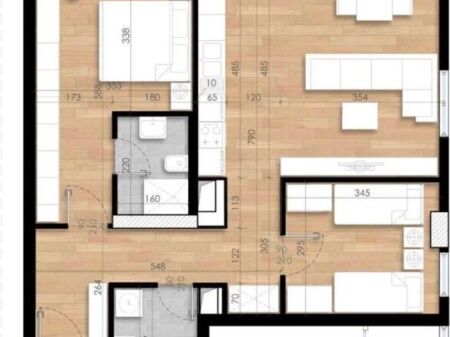 Apartment for sale 2+1+2 Turdiu Residence