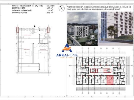 OCCASION FOR SALE APARTMENT 1+1+BALCONY "ASTIR" 79,275 EURO
