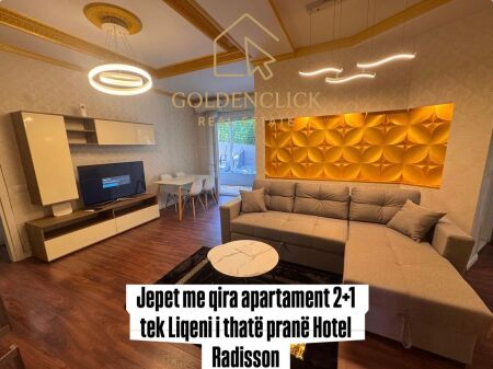 Appartamento 2+1 in affitto a Liqeni i thatë vicino all'Hotel Radisson