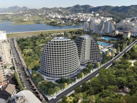 Shitet apartament penthouse+2 Poste Parkimi tek Lake View Residence , Liqeni Artificial , Rruga e Kosovareve .