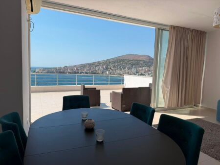 SARANDE, PENTHOUSE FOR SALE WITH SEA VIEW + PARKING PLACE