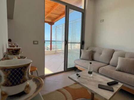 Apartment 1+1+Veranda+Parking Space for sale at Shkembi i Kavajes, Mali i Robit, Durres, Golem.