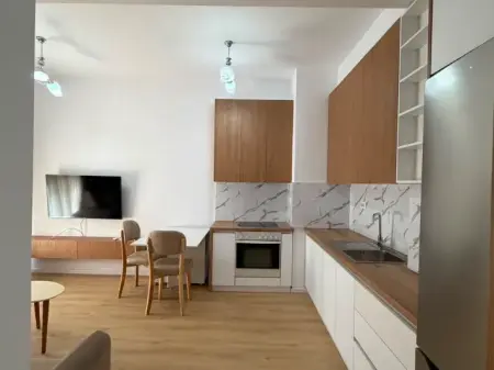 Jepet apartament 1+1 me qira tek Kompleksi Kadiu , Ali Demi .