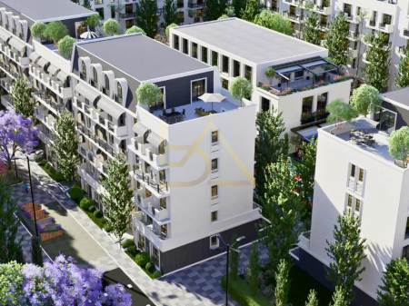 SHITET APARTAMENT 1+1 – KOMPLEKSI TIRANA CIELO, MJULL-BATHORE