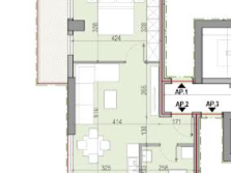 Jepet me qira apartament 1+1 tek Fusha e Aviacionit – Kompleksi Liv Residence