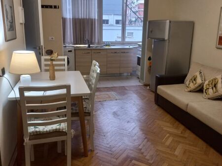 Apartment 1+1 for rent in the Center, at Dollari, Kavajes Street, Durresit Street, Skenderbej Square, Myslym Shyri Street, Mine Peza Street.